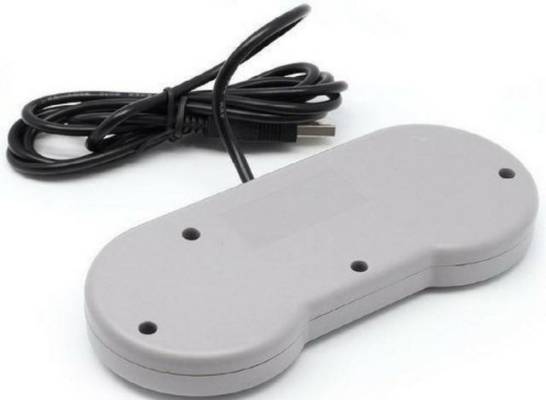 Kit C/2 Controle Super Nintendo Snes Joystick Usb Jogos Emulador Pc