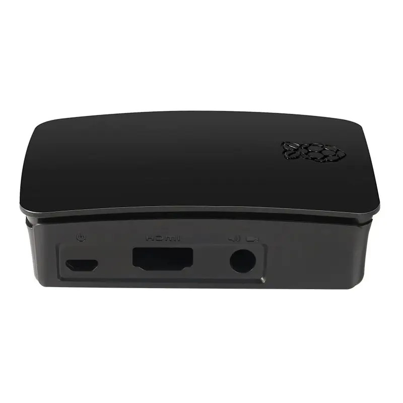 Case Oficial Preta para Raspberry Pi 3 Model B e B+