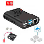 Kit Case Raspberry Pi 4 C/ Cooler + Dissipadores