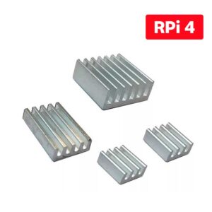Kit de Dissipadores de Calor para Raspberry Pi 4 (4 Unid.) Kit de Dissipadores de Calor para Raspberry Pi 4 (4 Unid.)
