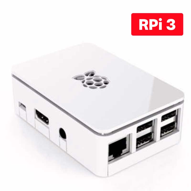 Case Premium Raspberry Pi 3 Model B e B+(Branca) Case Premium Raspberry Pi 3 Model B e B+(Branca)