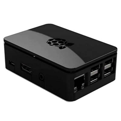 Case Premium Raspberry Pi 3 Model B e B+(Preta)