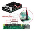 Case de Alumínio c/ Duplo Cooler p/ Raspberry Pi3 B ou B+