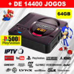 Videogame Retrô Multijogos v2 Plus c/ + 14400 mil jogos