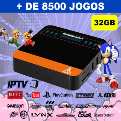 Game Stick Retrô 4K c/ 15000 Jogos + 2 Controles sem Fio na RetroConsole  VideoGames Porto Alegre