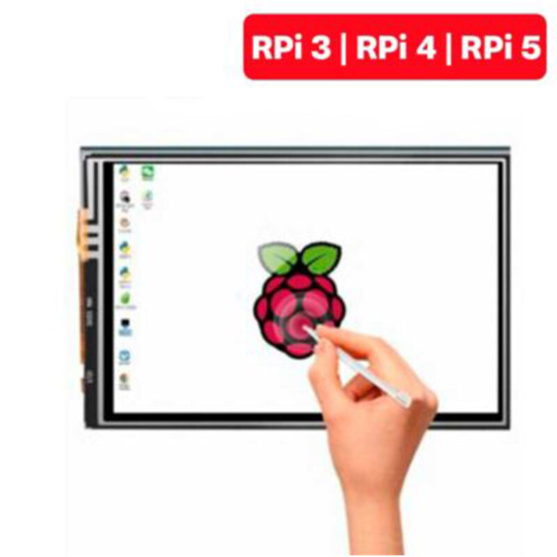 Tela Display LCD 3.5 Touch Screen P/ Raspberry Pi3 ou Pi4 Tela Display LCD 3.5 Touch Screen P/ Raspberry Pi3 ou Pi4