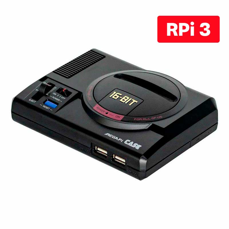 Case Retroflag® Megapi Mega Drive Para Raspberry Pi 3 B E B+ Case Retroflag® Megapi Mega Drive Para Raspberry Pi 3 B E B+