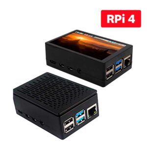 Case Raspberry Pi 4 B para Tela Display 3.5 Polegadas Case Raspberry Pi 4 B para Tela Display 3.5 Polegadas