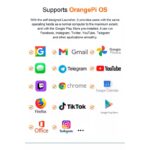 Orange Pi 5 c/ 4GB de RAM DDR4 Rockchip RK3588S Octa-core
