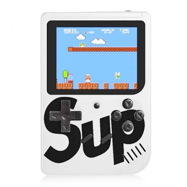 Mini Vídeo Game Portátil Retrô Sup C/ 400 jogos + 1 Controle para