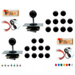 20 Botões + 2 Joystick Tipo Sanwa + Placa Zero Delay Arcade