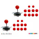 20x Botões Tipo Sanwa +  2 Comandos Joystick