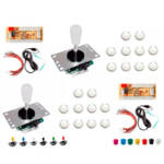 20 Botões + 2 Joystick Tipo Sanwa + 2 Placas Zero Delay Arcade