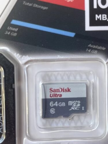 Cartão de Memória MicroSD 64gb Classe 10 Sandisk Original photo review