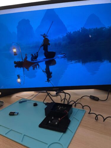 Case para Raspberry Pi 4 + Cooler Fan + Dissipadores photo review