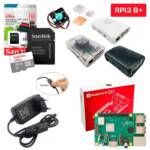 Kit Raspberry Pi 3 Model B+(Plus) c/ Case, Fonte, Cooler, Dissipadores + 32GB