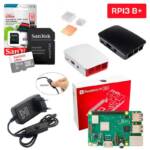 Kit Raspberry Pi 3 Model B+(Plus) c/ Case, Fonte, Cooler, Dissipadores + 32GB
