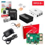 Kit Raspberry Pi 3 Model B+(Plus) c/ Case, Fonte, Cooler, Dissipadores + 16GB