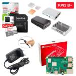 Kit Raspberry Pi 3 Model B+(Plus) c/ Case, Fonte, Cooler, Dissipadores + 32GB