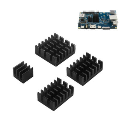 Dissipadores de Calor para Orange Pi 5 (4 Unid)