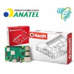 Kit Raspberry Pi 3 Model B+(Plus) c/ Case, Fonte 5V e Dissipadores