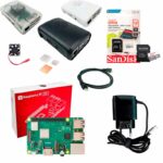 Kit Raspberry Pi 3 Model B+(Plus) c/ Case, Fonte 5V e Dissipadores