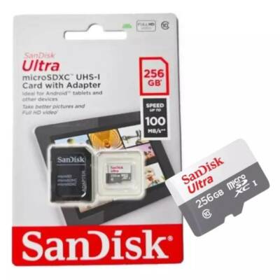 Cartão de Memória MicroSD 256gb Classe 10 Sandisk Original