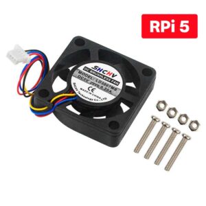 Ventilador Cooler Fan com 4 Pinos PWM p/ Raspberry Pi 5