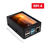 Tela Display Touch Screen 3.5 pol. p/ Raspberry Pi 4 + Case