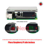 Tela Display Touch Screen 3.5 pol. p/ Raspberry Pi 3 + Case