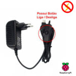 Kit Raspberry Pi 3 Model B+(Plus) c/ Case, Fonte, Cooler e Dissipadores