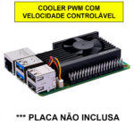 Refrigerador de Alumínio GeeekPi Armor Lite V5 para Raspberry Pi 5