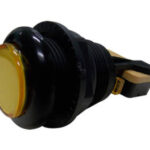 Botão Fliperama Acrílico Preto c/Micro