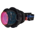 Botão Fliperama Acrílico Preto c/Micro