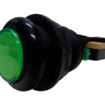 Botão Fliperama Acrílico Preto c/Micro