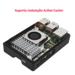 Case Raspberry Pi 5 para Tela Display 3.5 Polegadas