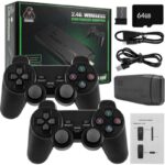 Game Stick Retrô 4K c/ 15000 Jogos + 2 Controles sem Fio