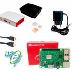 Kit Raspberry Pi 3 Model B c/ Case Oficial, Fonte 5V e Dissipadores