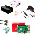 Kit Raspberry Pi 3 Model B c/ Case, Fonte e Dissipadores